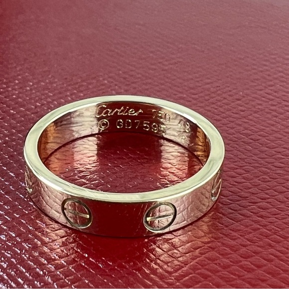 Authentic Cartier Live Ring Rose Gold 48 - Picture 7 of 10